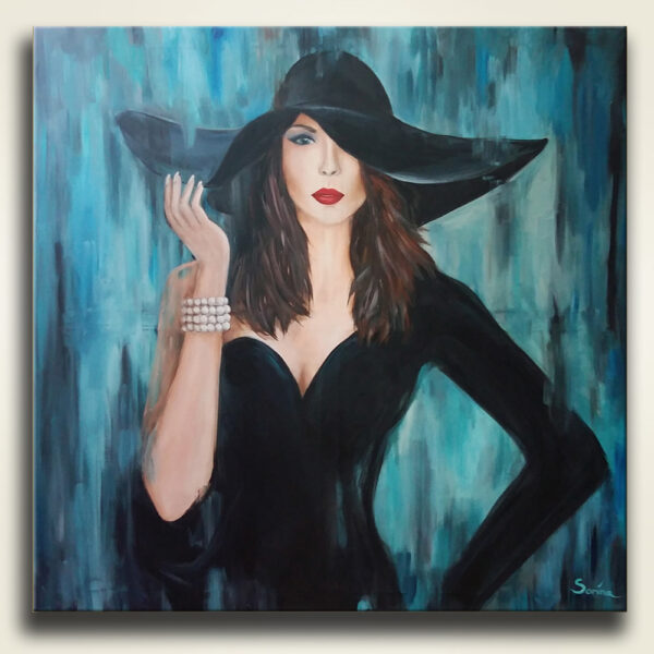 Lady in black