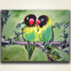 Parrots in love