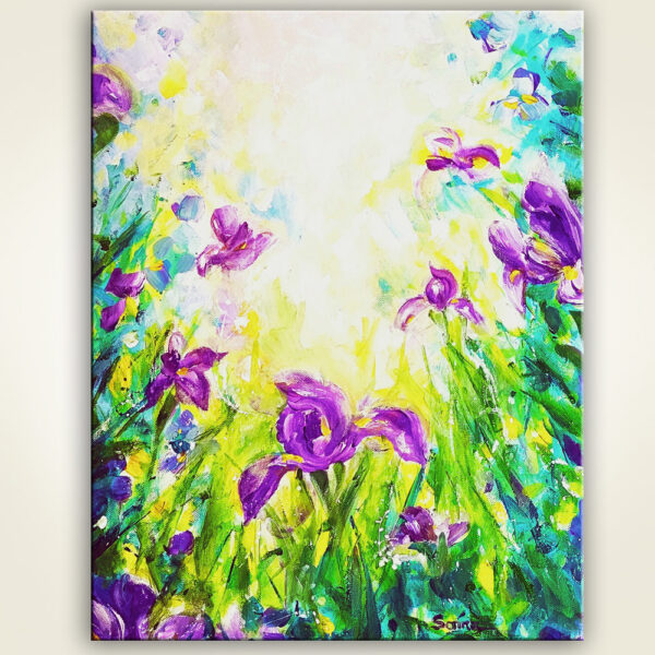 Irises in the Sun