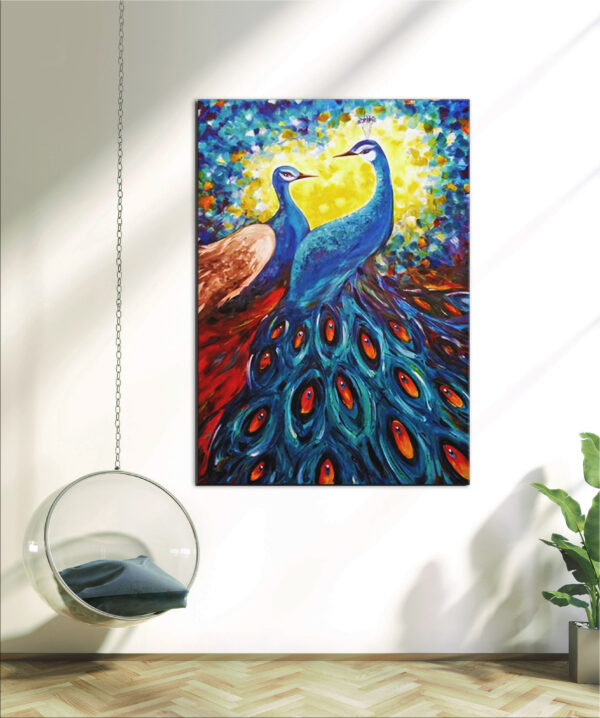 Peacocks in Love - Image 3