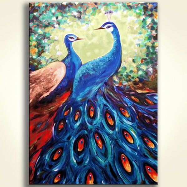Peacocks in Love